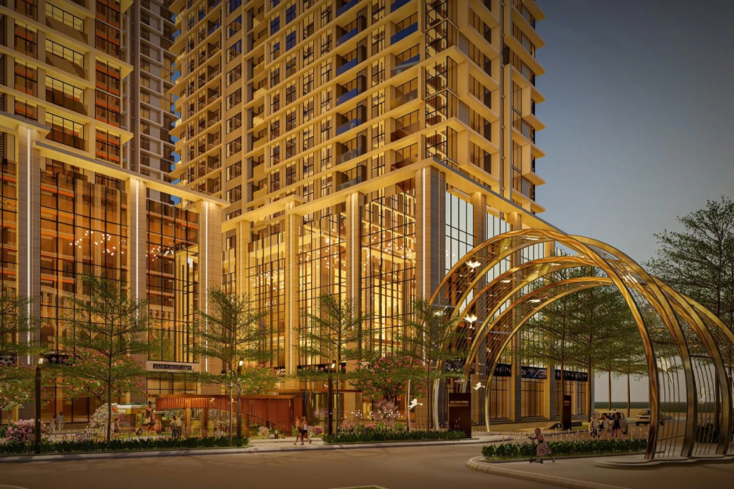 Capital Square Đà Nẵng | Bảng Giá Gốc & CK 15% (Đợt 1) 4 Kiến trúc bên ngoài căn hộ Capital Square Đà Nẵng – Phong cách sống quốc tế bên sông Hàn